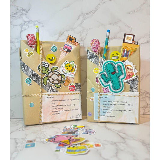 Kids' Blind Date With A Book: Mystery Story Gift Set, Stickers & Bookmark